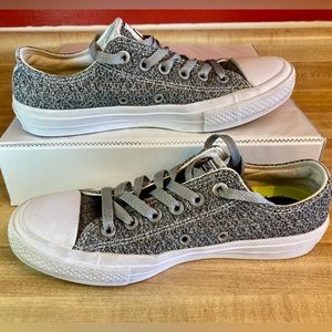 Converse Grey Mesh Lunarlon Chuck Taylor II All Star Low Size 7